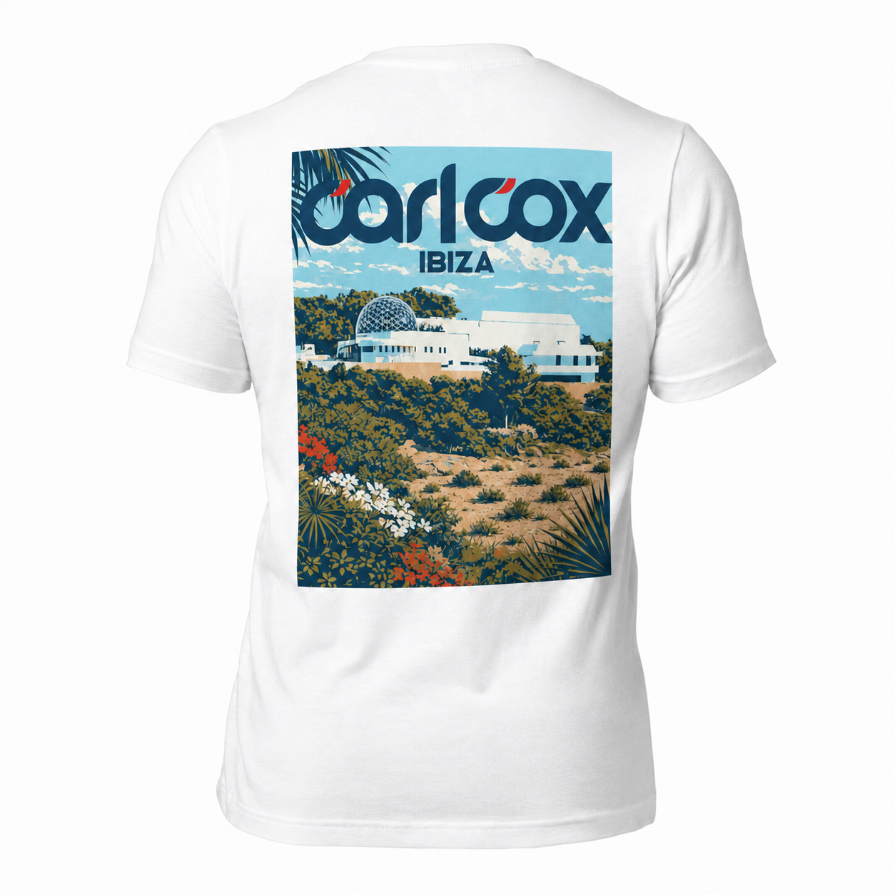 White Carl Cox UNVRS Hand-Drawn T-Shirt