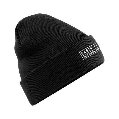 Cabin Fever White Embroidered Logo Beanie Hat-Carl Cox Online Store