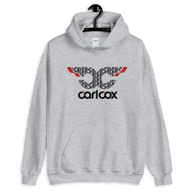 CC Oh Yes Black Wings Adult's Hooded Sweatshirt-Carl Cox Online Store