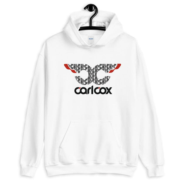 CC Oh Yes Black Wings Adult's Hooded Sweatshirt-Carl Cox Online Store