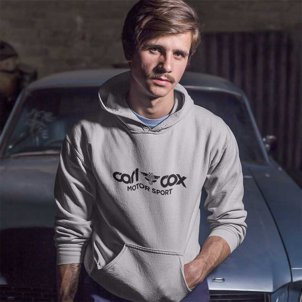 CC Motorsport Black Logo Adult's Hooded Sweatshirt-Carl Cox Online Store