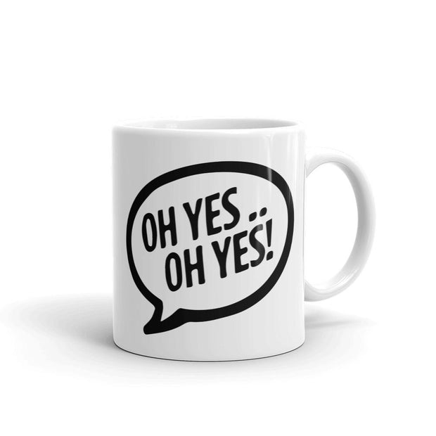 Oh Yes Oh Yes Black Text Mug-Carl Cox Online Store