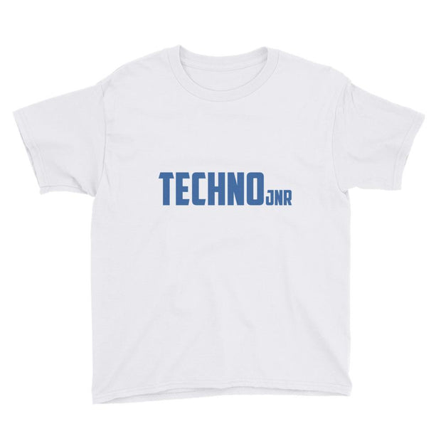 Techno Jnr Blue Text Kid's T-Shirt-Carl Cox Online Store