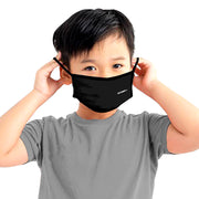Techno Jnr White Text Kid's Face Mask-Carl Cox Online Store