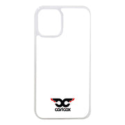 CC Black And Red Wings Rubber Phone Case
