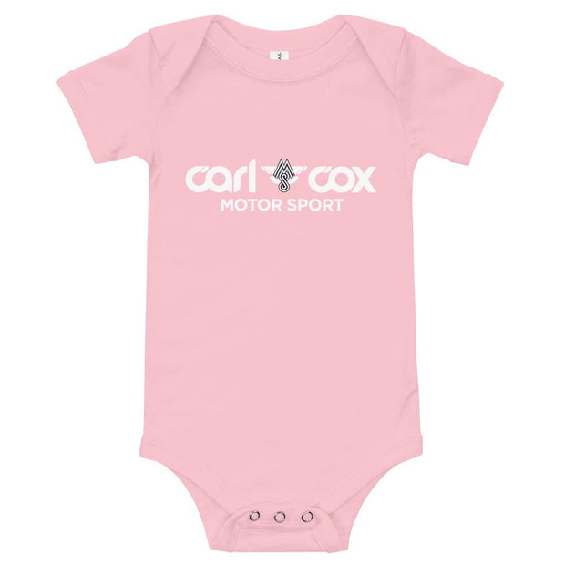 CC Motorsport White Logo Short Sleeve Babygrow-Carl Cox Online Store