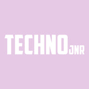 Techno Jnr White Text Velcro Bib-Carl Cox Online Store